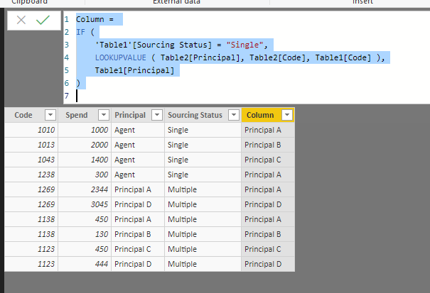 Solved: How to have lookup values in another table with co... - Microsoft  Fabric Community