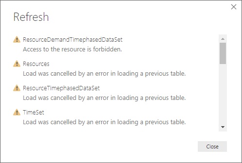 MS Project Connectivity Issue - "Access to this re... - Microsoft ...