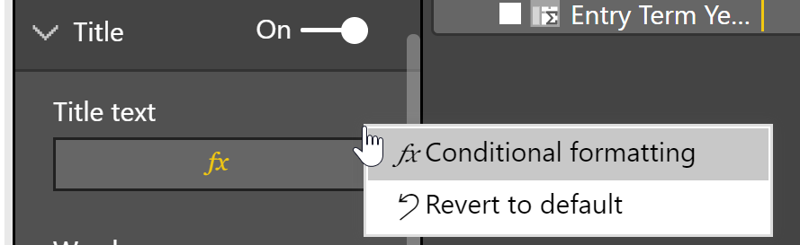 Solved: Dynamic Title for a map not working - Microsoft Fabric Community