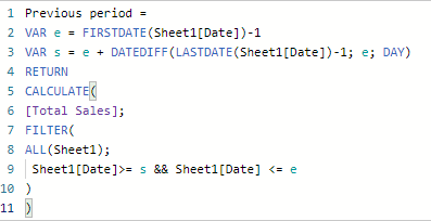 Calculate variation based on a dynamic date filter - Microsoft Fabric ...