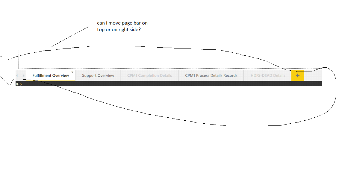 Solved: is there any way i can move page tabs or page bar ...