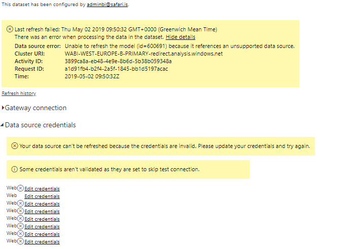Unable to authenticate web api in the service. - Microsoft Fabric Community