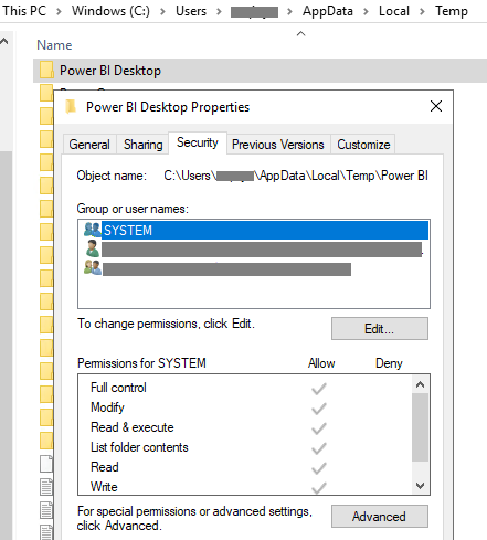 Unexpected Error when launching Power BI Desktop(A... - Microsoft ...