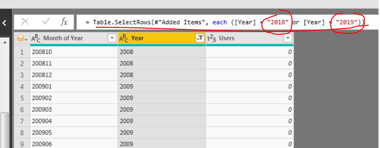 Google Analytics Filter by Year - Microsoft Fabric Community