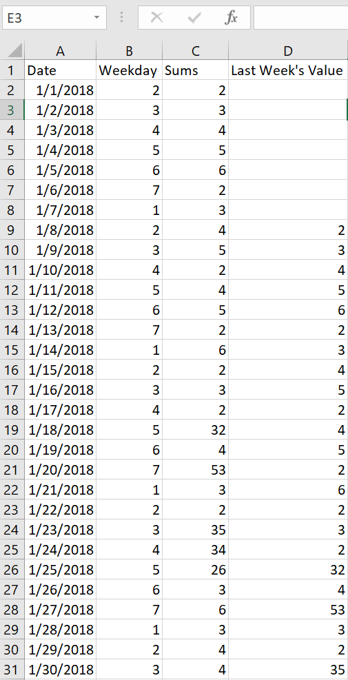 Solved: Best way to make a column of week over week percen ...