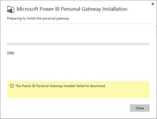 PowerBI Personal Gateway install error.JPG