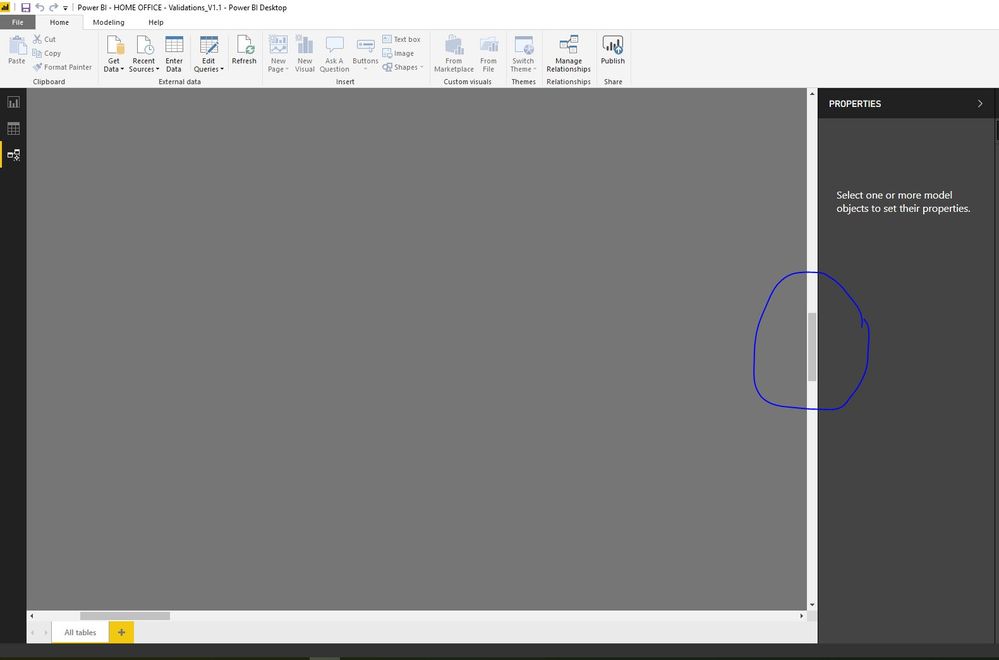 3) After Zoom; After Adjusting Size of Properties panel - vertical scroll now available