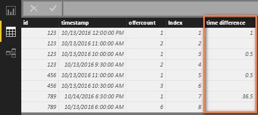 Time calculation based on different rows -> earlie... - Microsoft ...