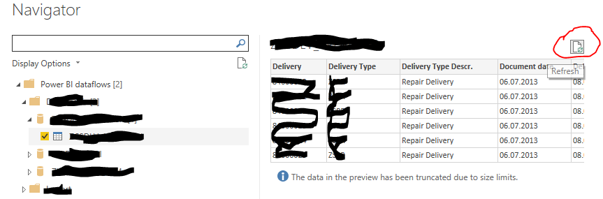 Getting empty table on PBI Desktop Dataflow - Microsoft Fabric Community