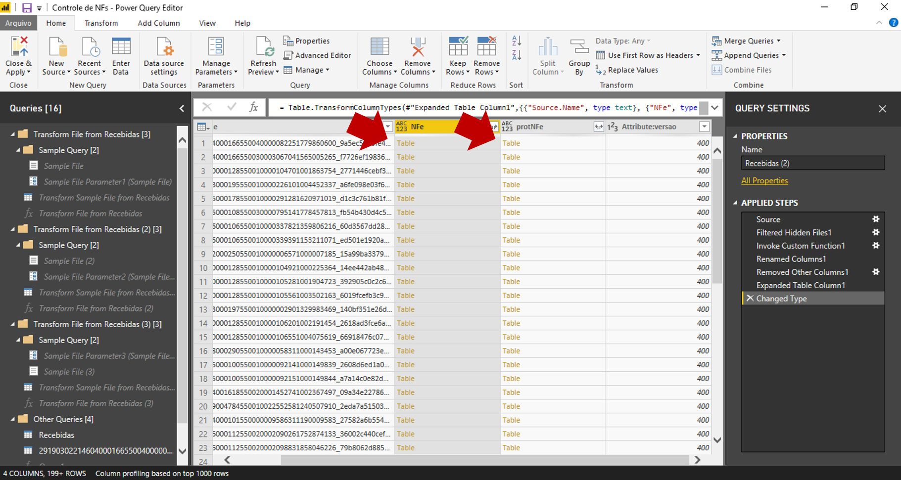 Import multiple XML files with multiple tables - Microsoft Fabric Community
