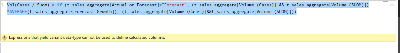 DAX IF Formula error - Page 2 - Microsoft Fabric Community