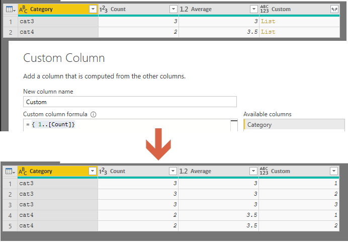 Solved: Generating rows of data based on count in column - Microsoft ...