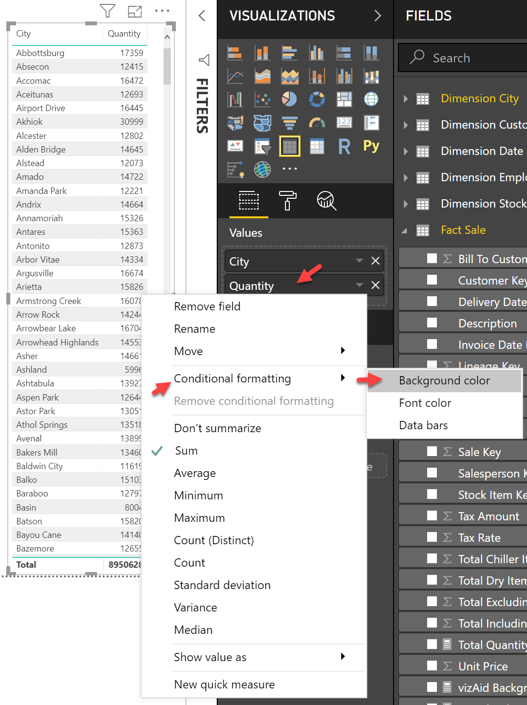 Solved: conditional formatting by field not available for ...