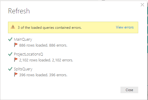 New update June 2019 - Query Error - Microsoft Fabric Community