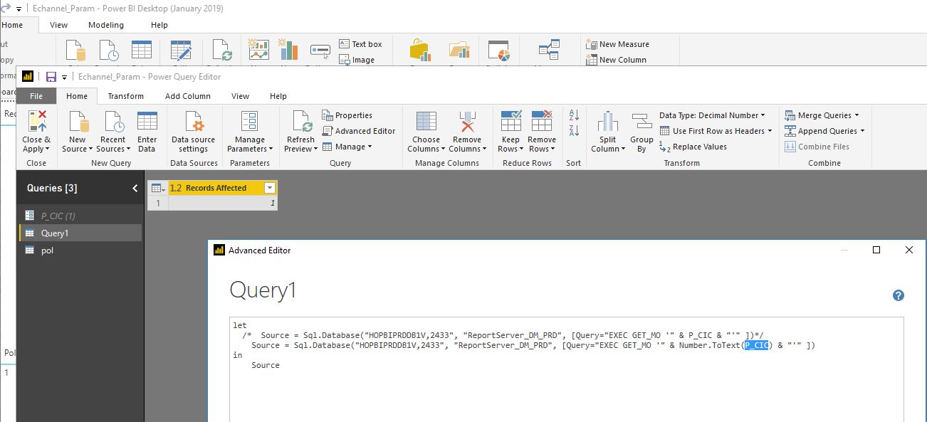 Let End-User change parameter Value every Refresh ... - Microsoft ...