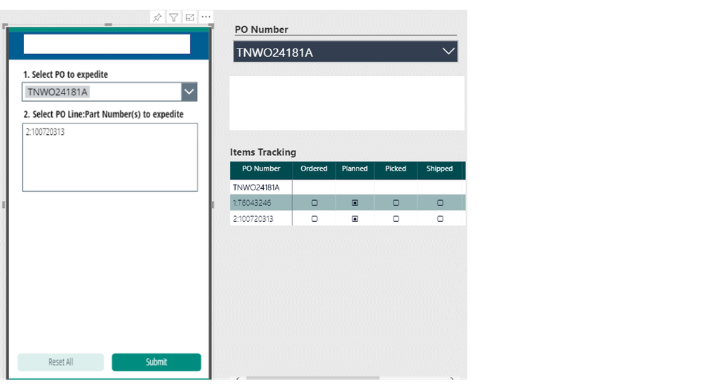 PowerApps Missing Data from PowerBI