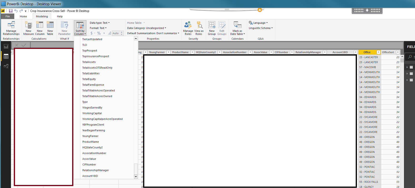 Sort by Column missing a column option - Microsoft Fabric Community