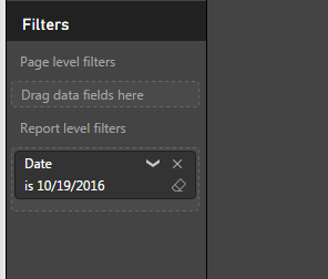 Report Level Date Filter