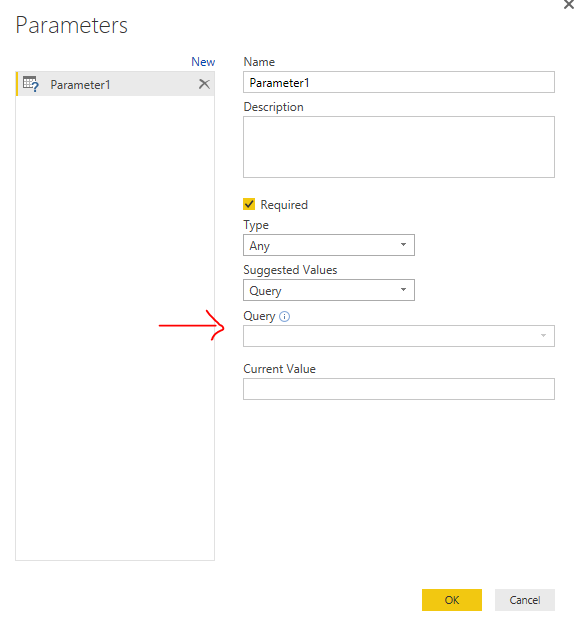 Solved: Passing Parameters to Query Editor from another ta ...