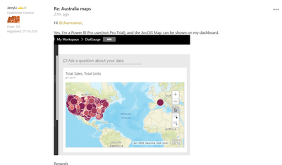 Search Austraila Maps - Reply from JerryLi