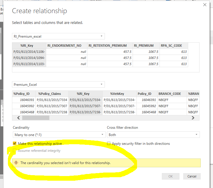 Detecting Relationships between tables - Microsoft Fabric Community