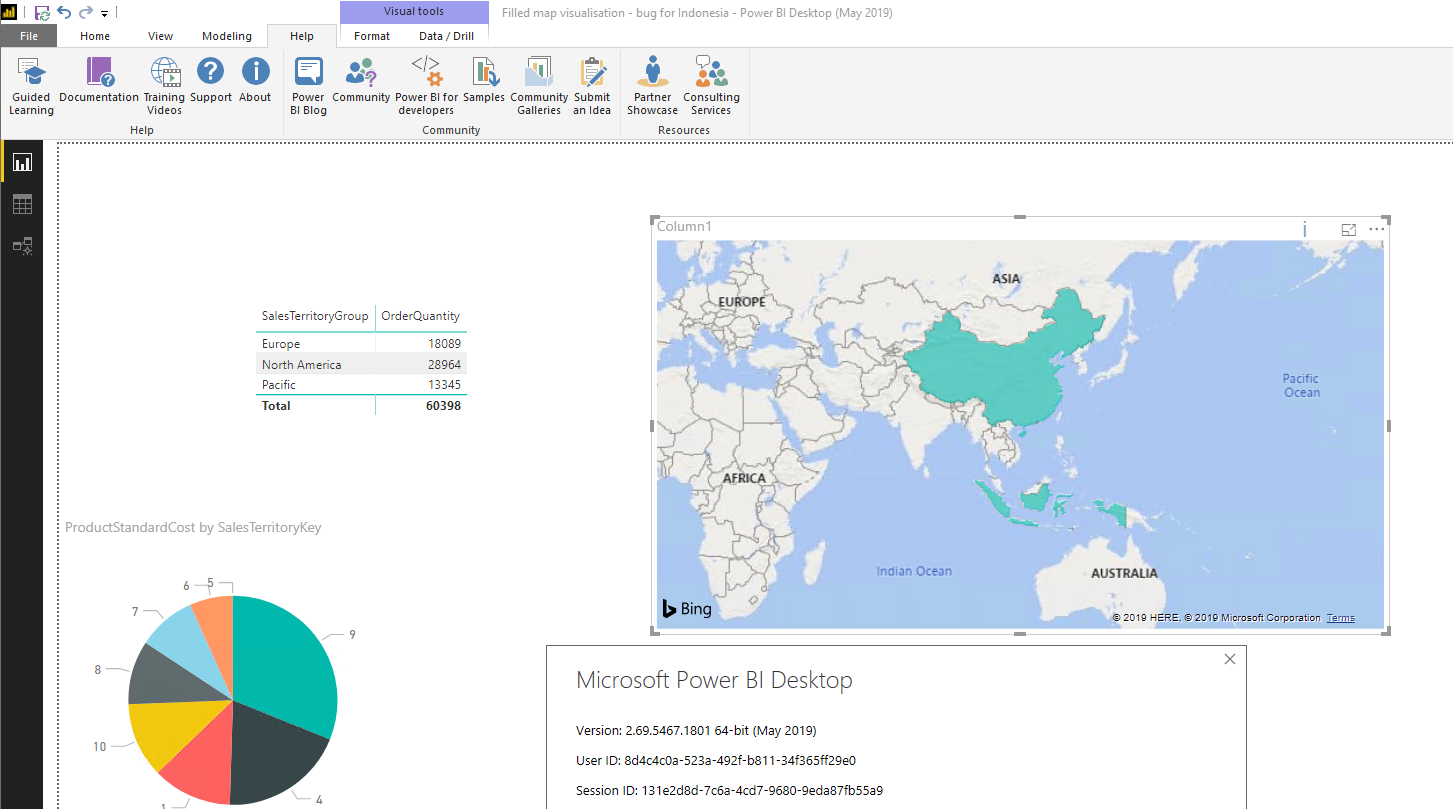 Filled map visualisation - bug for Indonesia - Microsoft Fabric Community