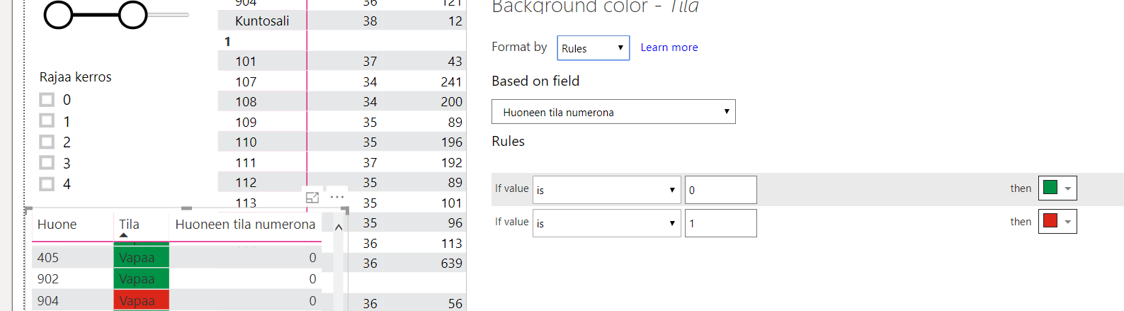 Conditional formatting error - Microsoft Fabric Community