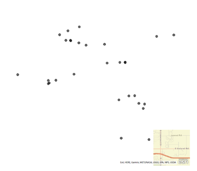 Only 1 tile loaded in the time PowerBI's export-to-pdf process allotted.  The export process needs to allow for longer draw times when maps are present on a report page.