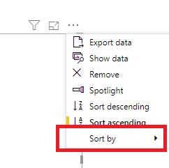 Sorting in Matrix report - Microsoft Fabric Community