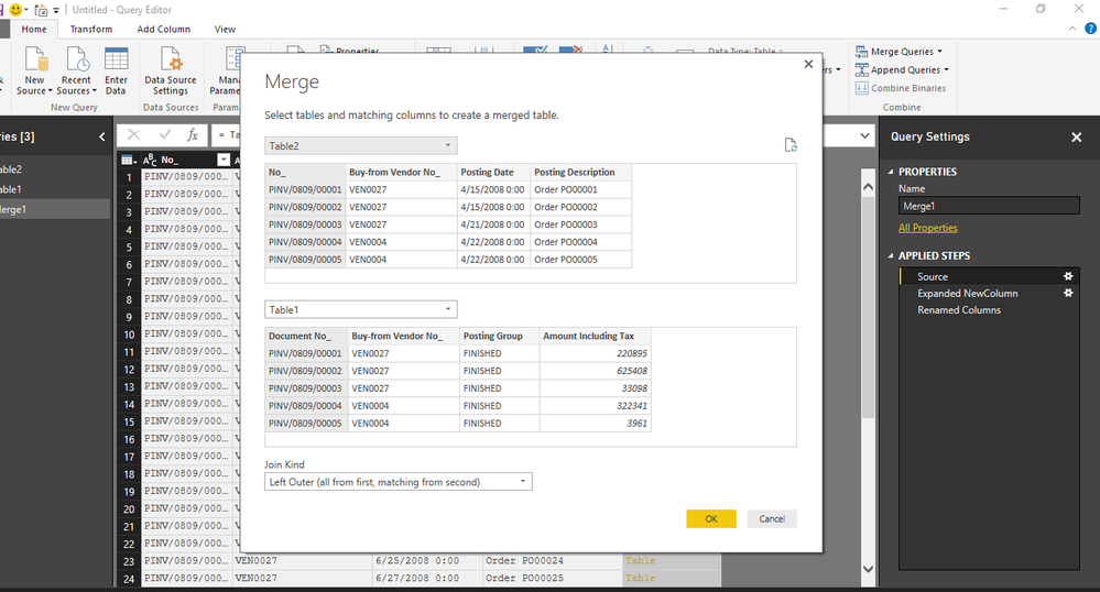 Merge Queries