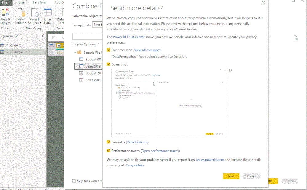 Error in Power Bi.GIF