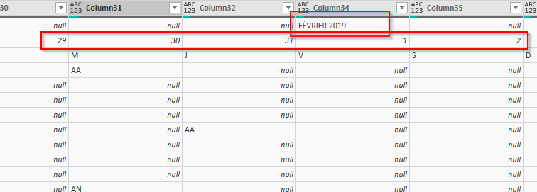 Solved: Create header with the 2 first row? - Microsoft Fabric Community