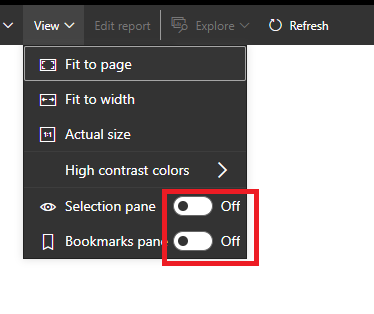 Collapse navigation pane in full screen view - Microsoft Fabric Community
