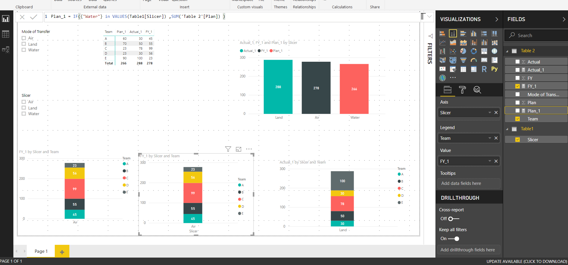 How To Create Stacked Chart if the Values are in 3... - Microsoft ...