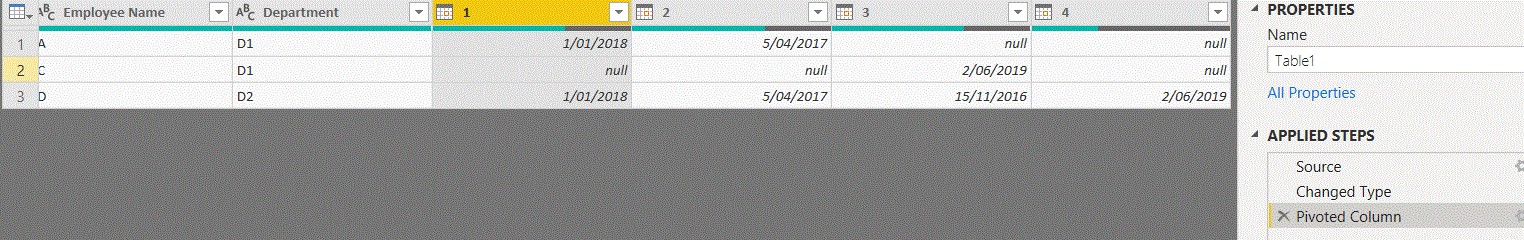 Solved: Table transpose - Microsoft Fabric Community