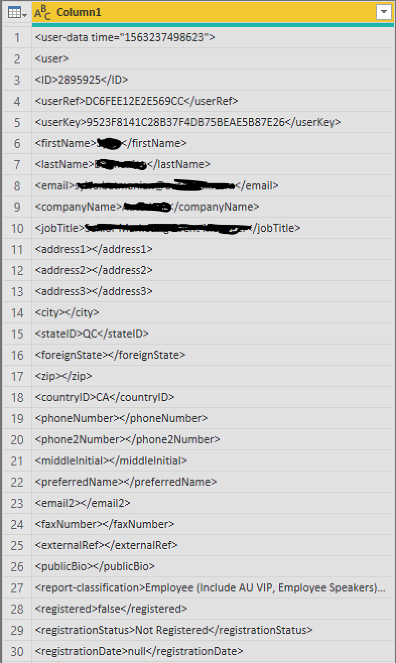 Solved: Convert XML data into a table - Microsoft Fabric Community