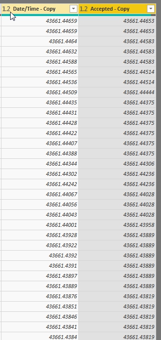 Import Dates from Excel - Seconds - Microsoft Fabric Community