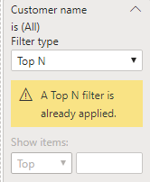 Visual filter using TOP N - Microsoft Fabric Community