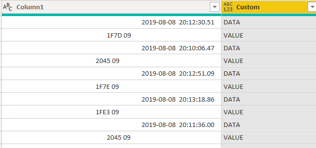 Solved: transform 1 column in 2 columns - Microsoft Fabric Community