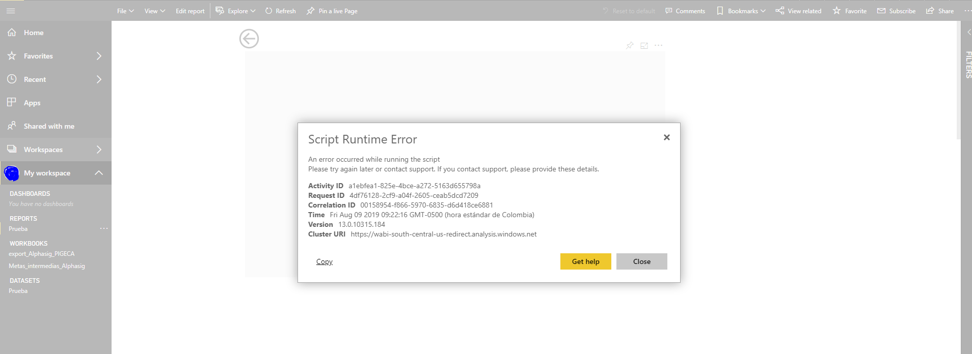 Solved: Custom Visual doesn't work in Power Bi service - Microsoft ...