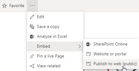 Solved: publish to web not available - Microsoft Fabric Community