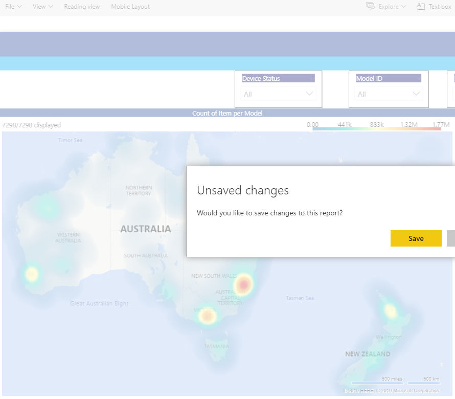 Heat Map not loading in Power BI Web Services - Microsoft Fabric Community