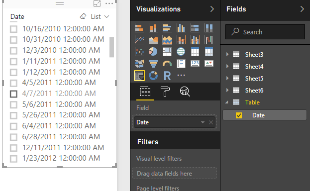Solved: Different date sources in one slicer - Microsoft Fabric Community