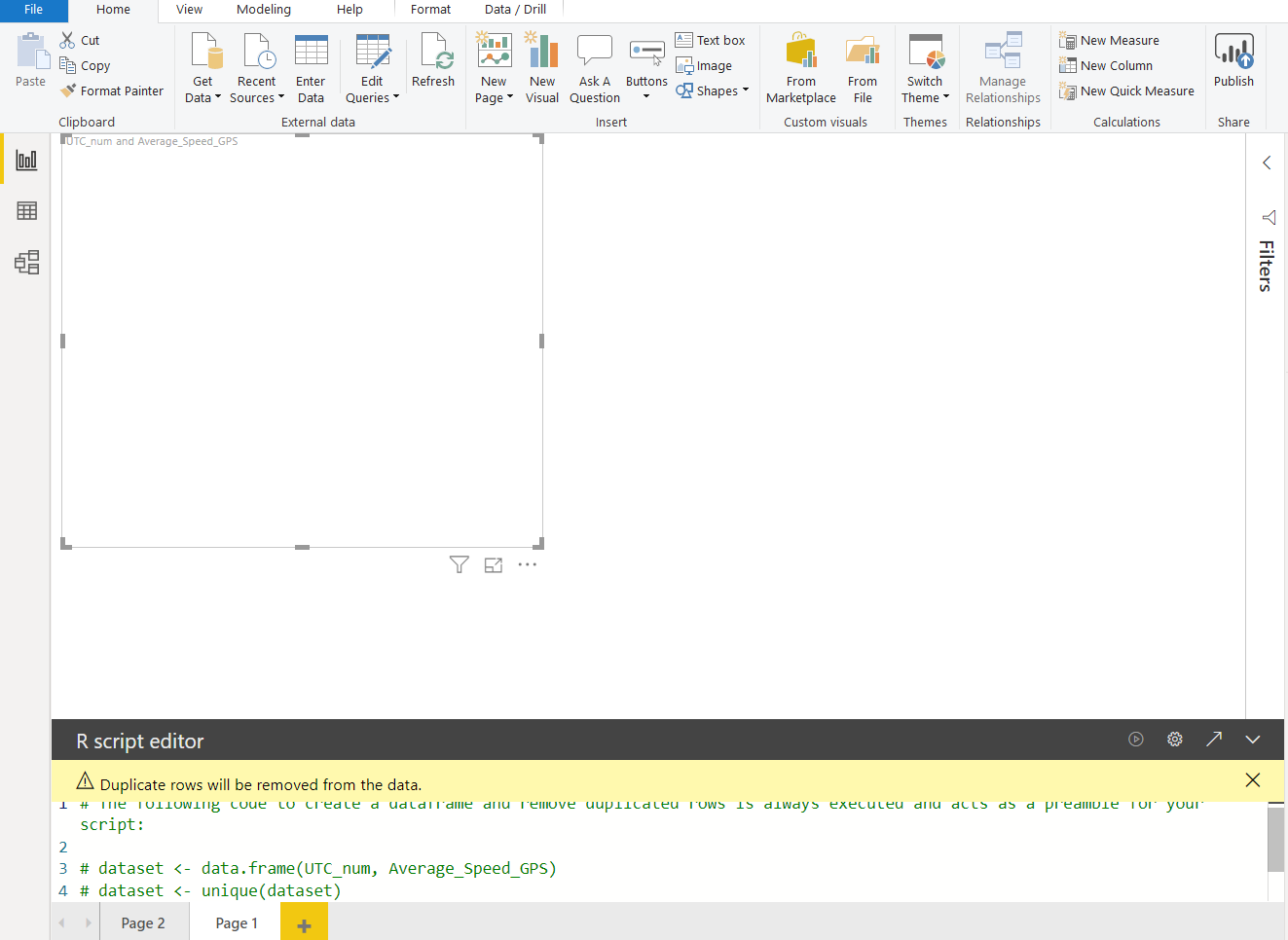 Adjust window size of R script editor - Microsoft Fabric Community
