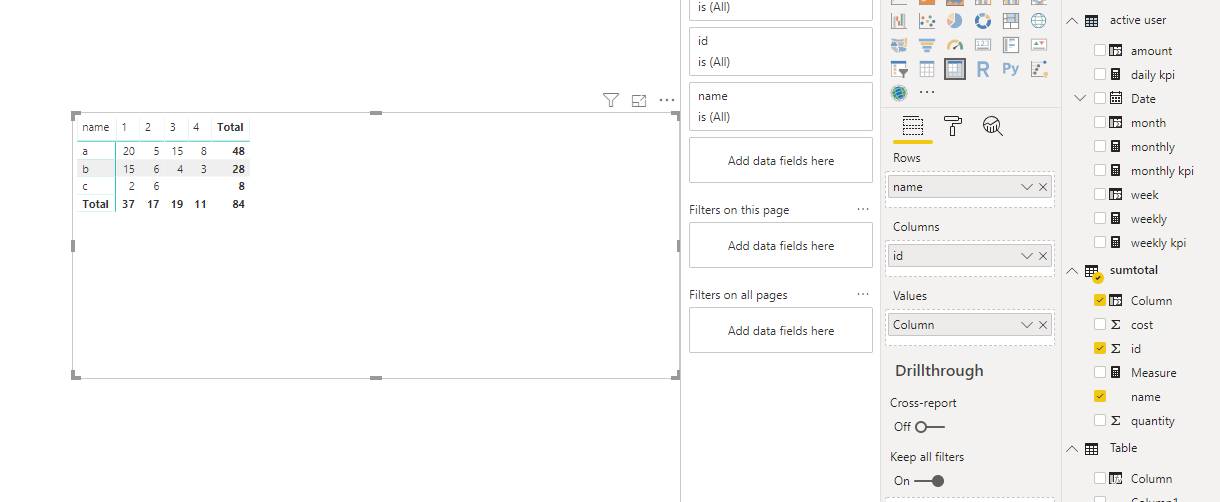 calculate total for every each row per multiple va... - Microsoft ...