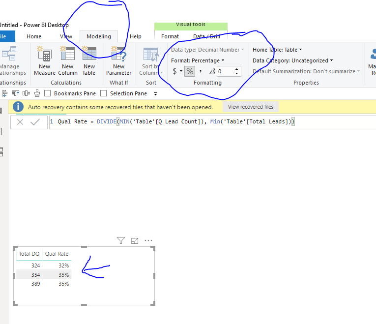 Solved: Percentage Rate as a value in a table - Microsoft Fabric Community