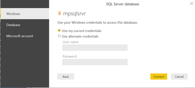 By Default Authentication in Power BI