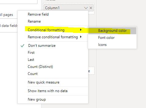 Solved: Conditional formatting on Strings @ table cells - Microsoft ...