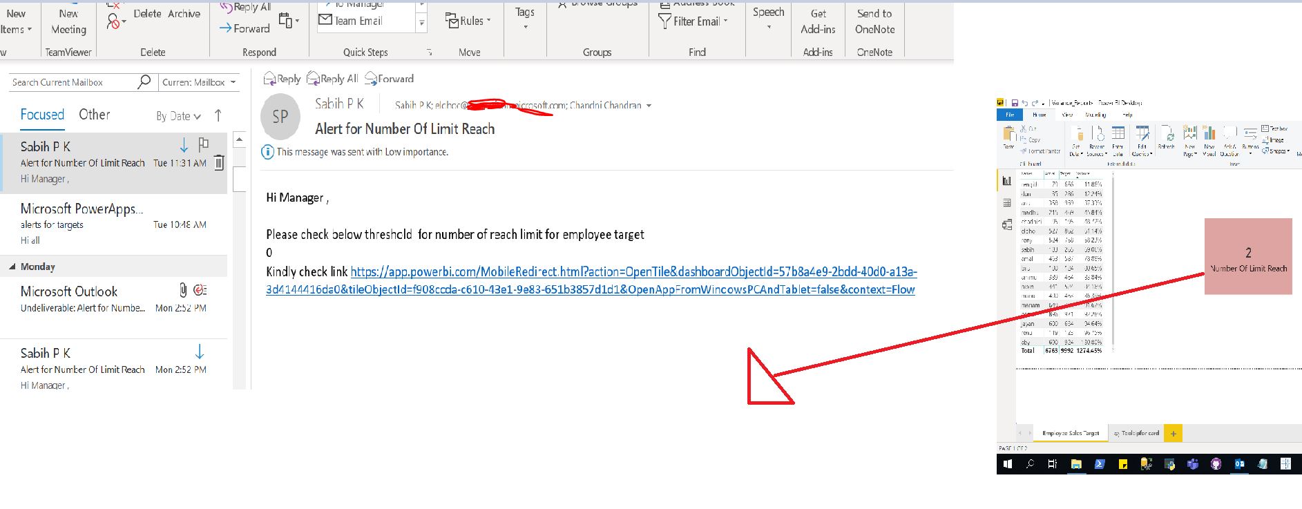 Add the visual to email template alerts messages - Microsoft Fabric ...