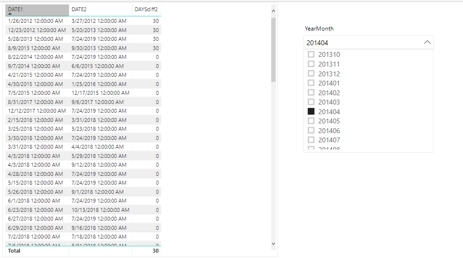 Solved: calculate diff between two dates but in a specific ...